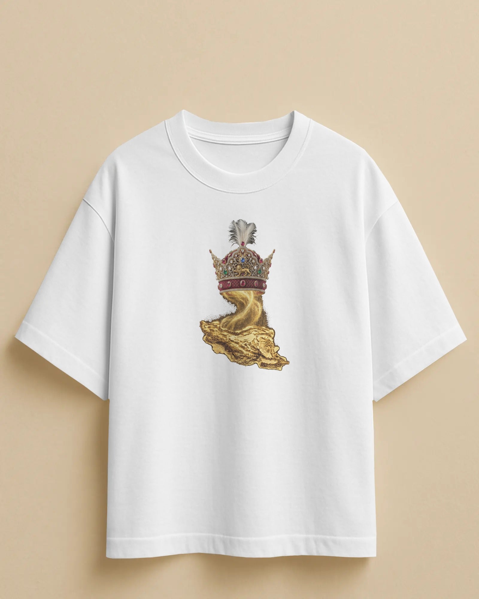 Persian Crown Iran Map T-shirt | Royal Iran Design | Heritage & Identity Streetwear