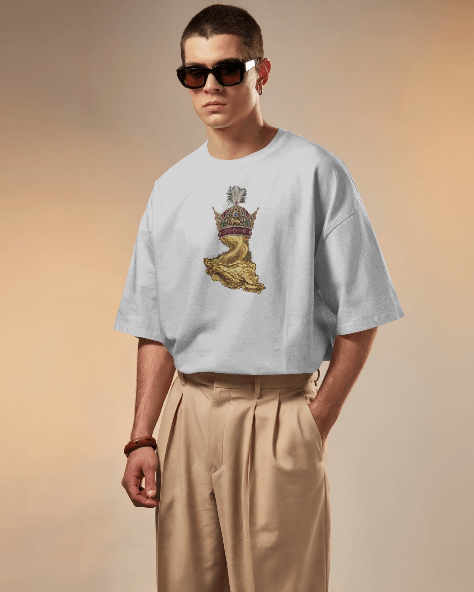 Persian Crown Iran Map T-shirt | Royal Iran Design | Heritage & Identity Streetwear