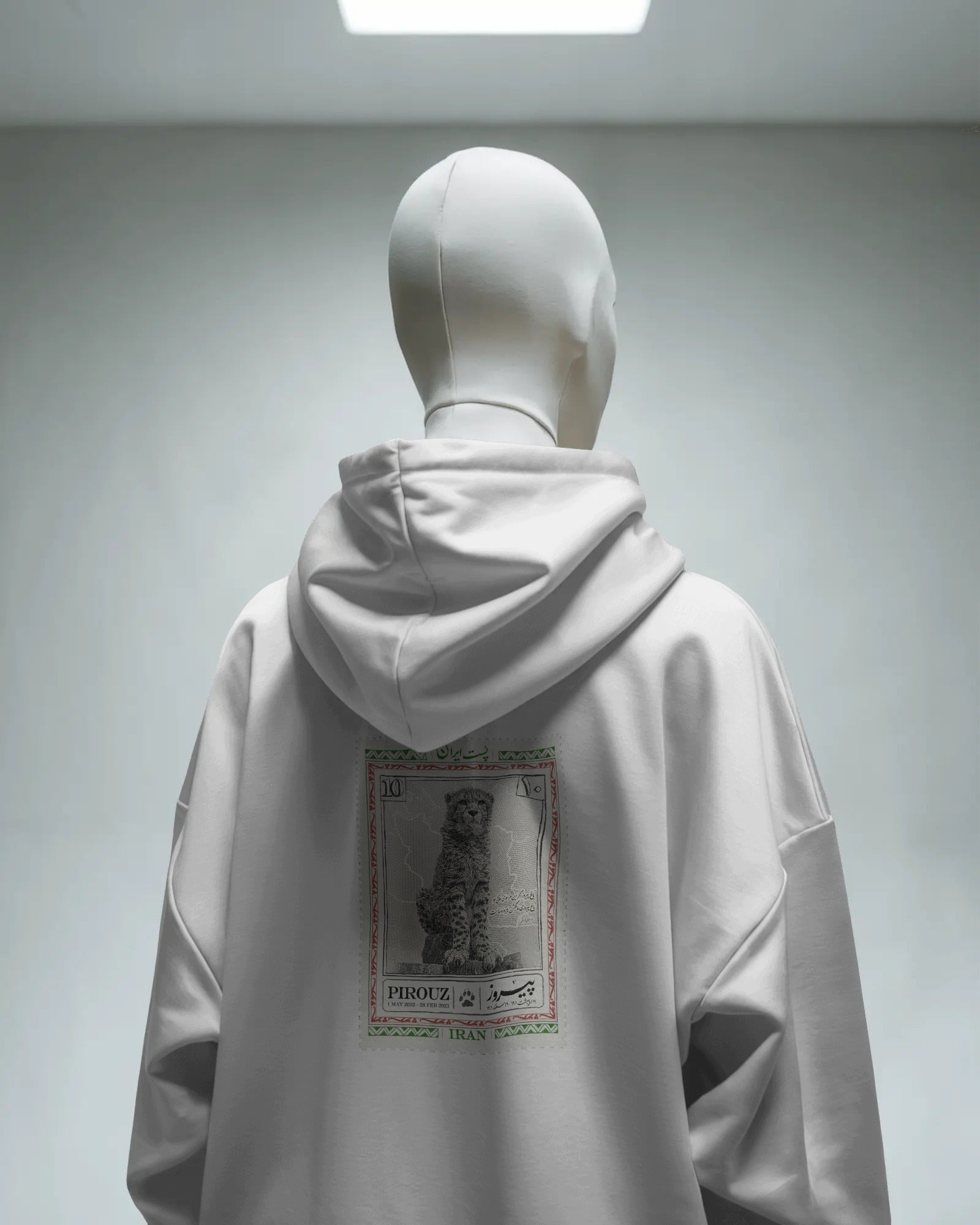 Pirooz Hoodie | Iranian Cheetah Stamp Design
