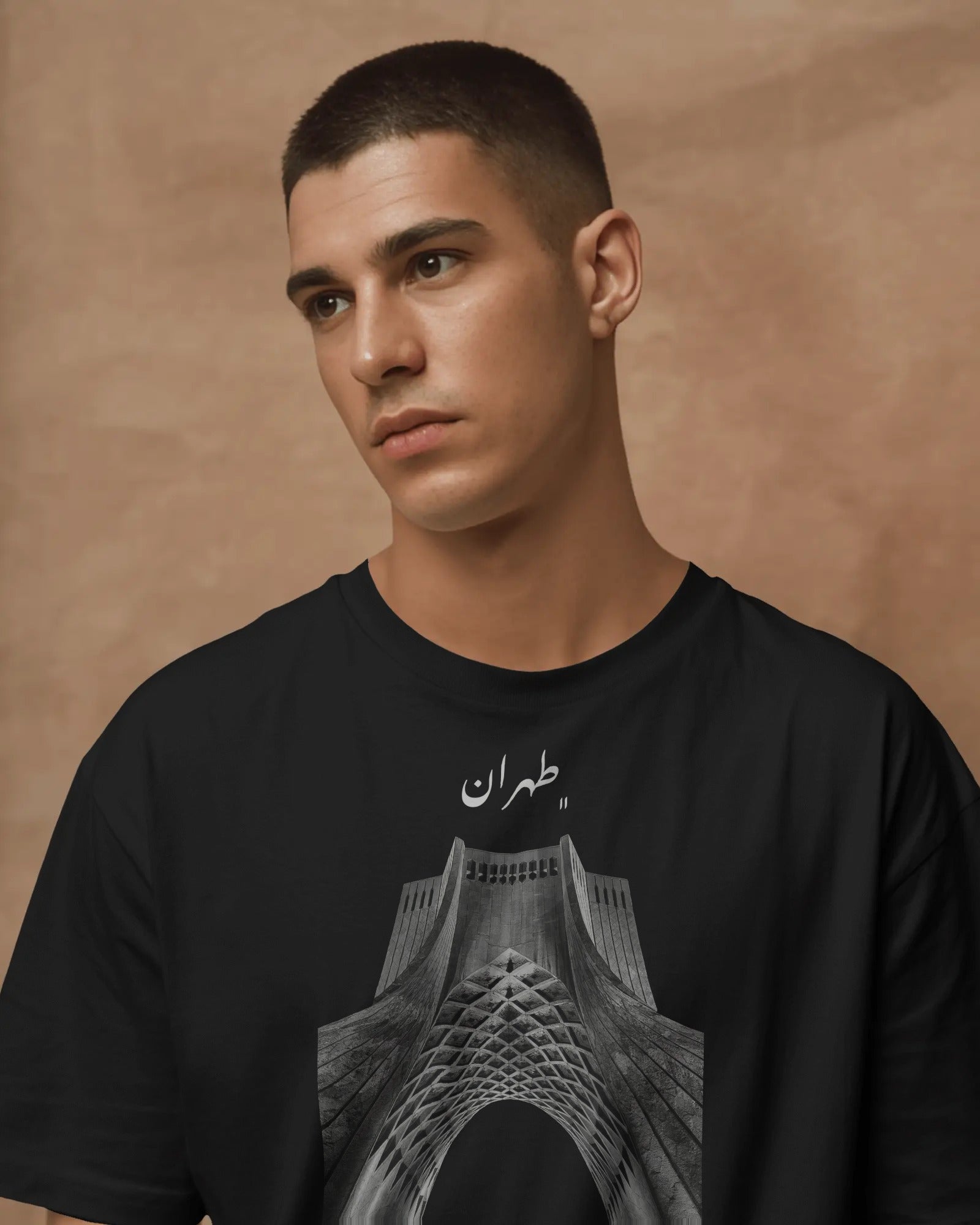 Tehran Azadi Tower Graphic T-Shirt | Minimal Architecture Design | FaraDesign