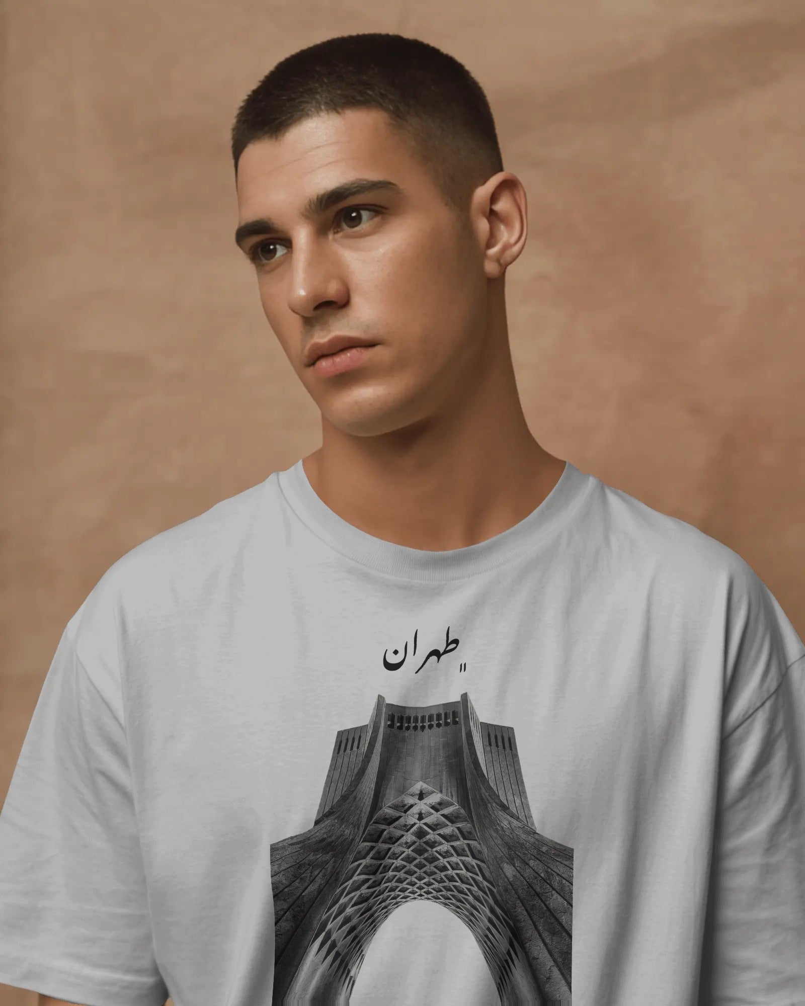 Tehran Azadi Tower Graphic T-Shirt | Minimal Architecture Design | FaraDesign