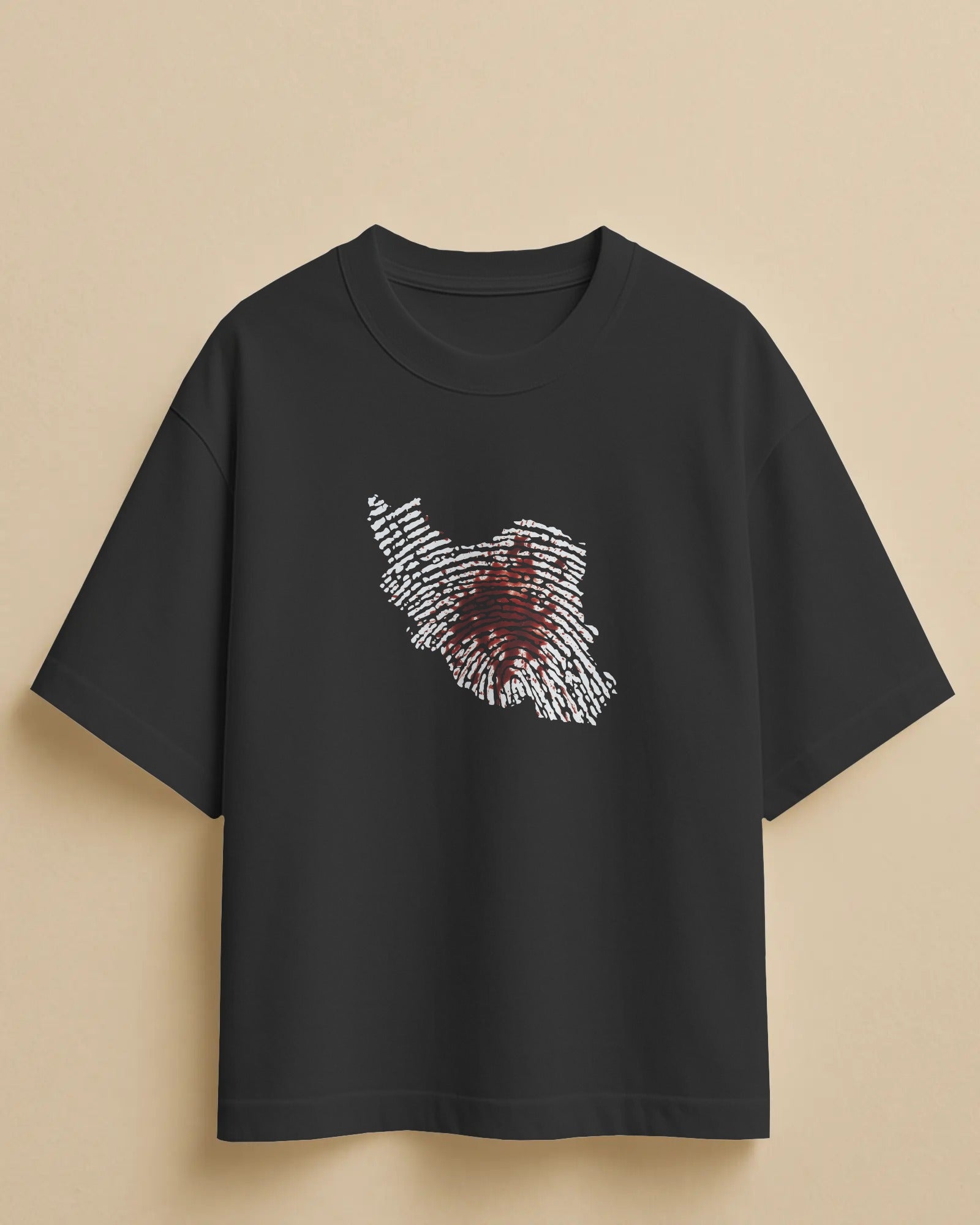 Iran Fingerprint Map T-Shirt | Identity Graphic T-Shirt | FaraDesign