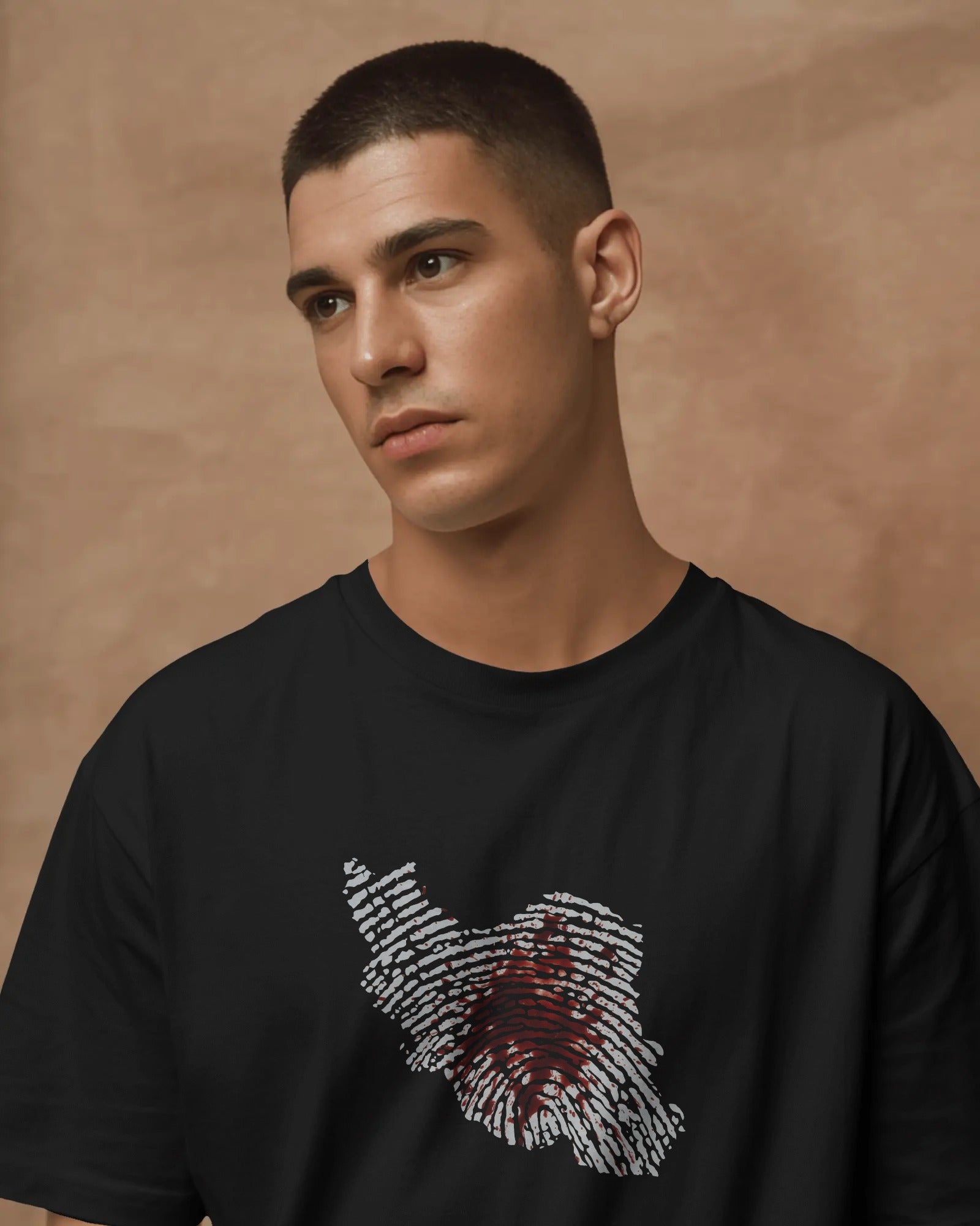 Iran Fingerprint Map T-Shirt | Identity Graphic T-Shirt | FaraDesign