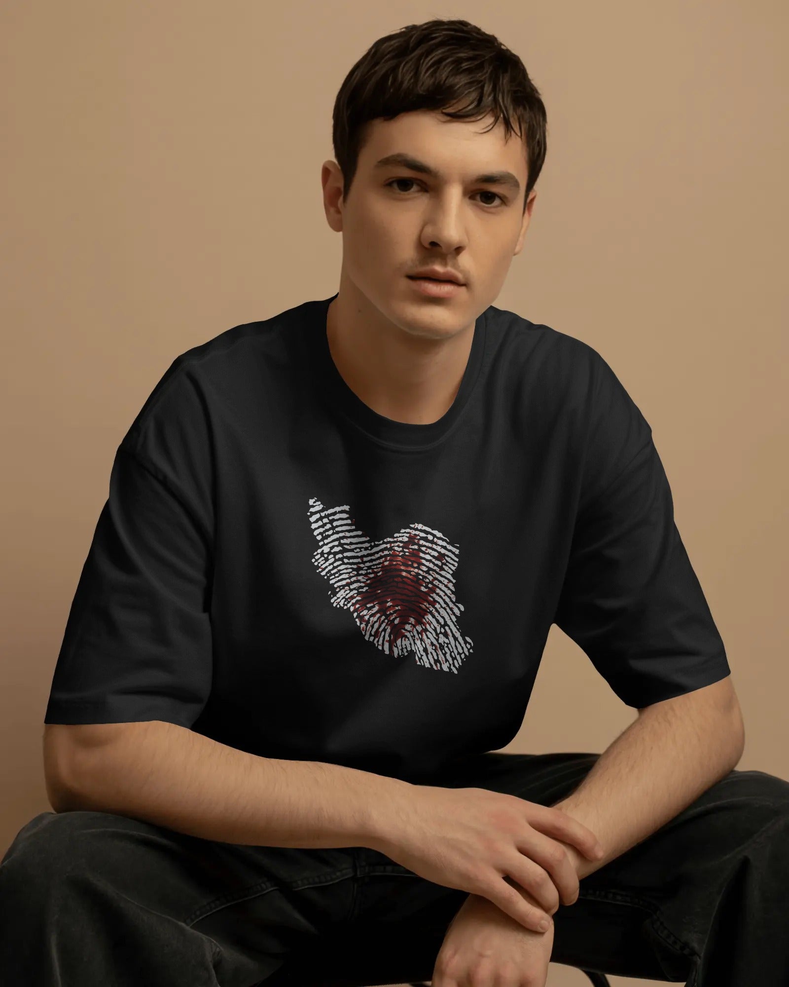 Iran Fingerprint Map T-Shirt | Identity Graphic T-Shirt | FaraDesign