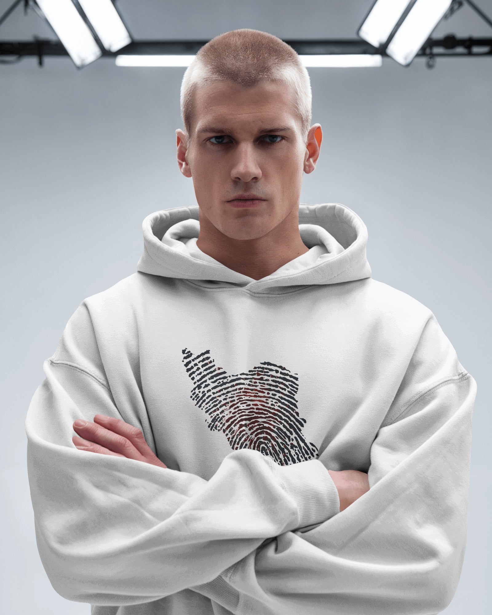 Iran Map Fingerprint Hoodie | Persian Identity Design | Minimal Iran Pride