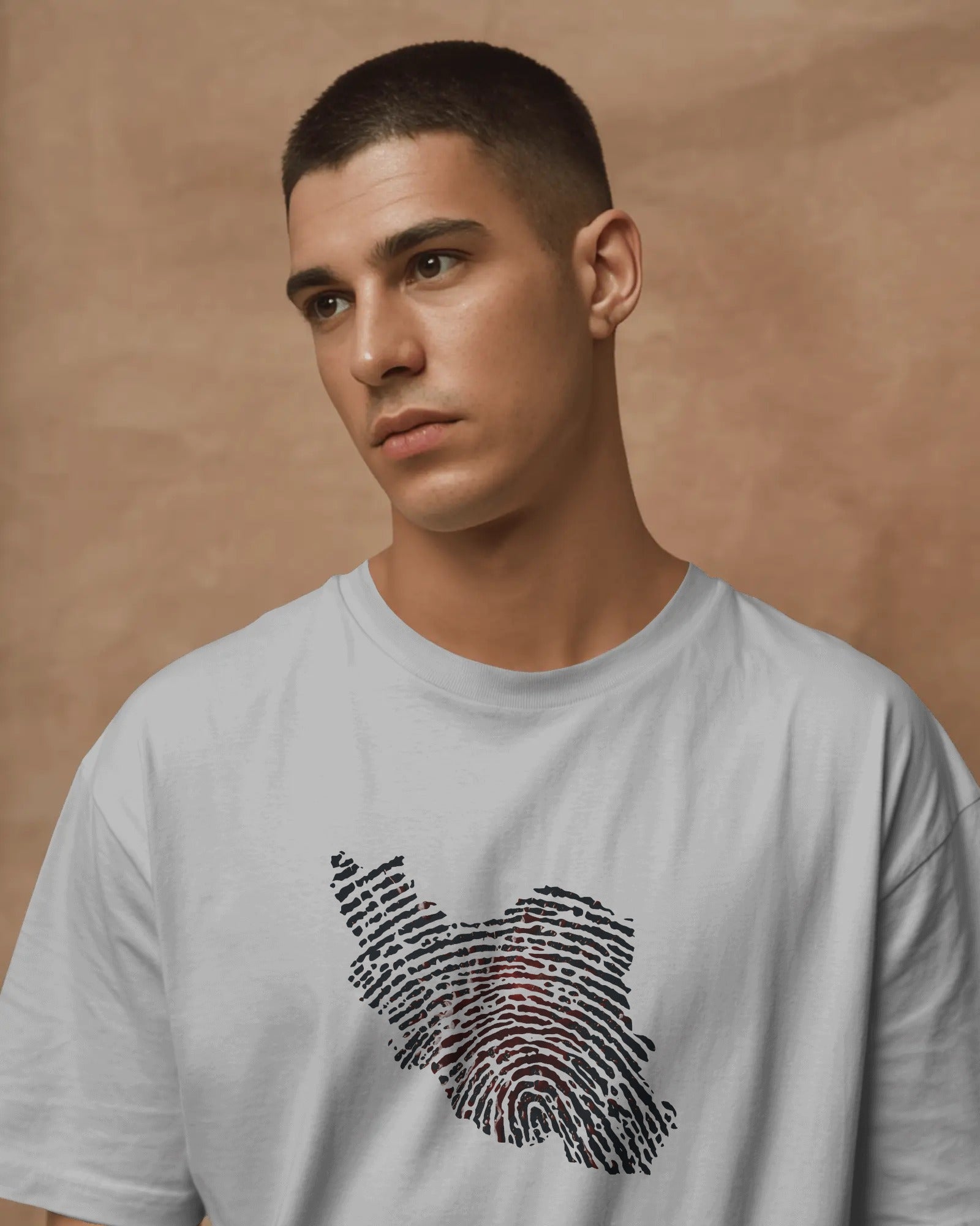 Iran Fingerprint Map T-Shirt | Identity Graphic T-Shirt | FaraDesign