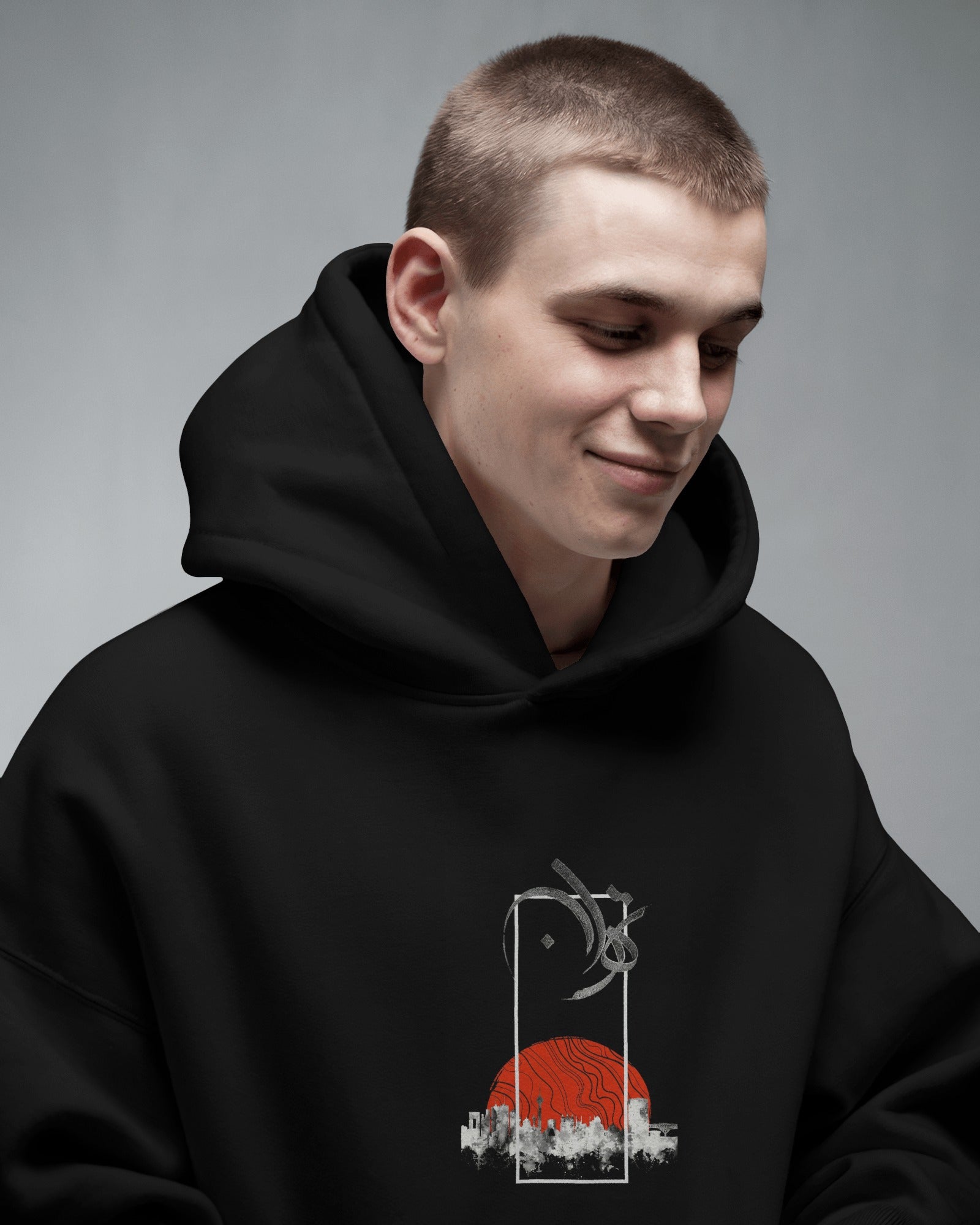 Tehran Graphic Hoodie | Persian Typography Design | Modern Iran Streetwear