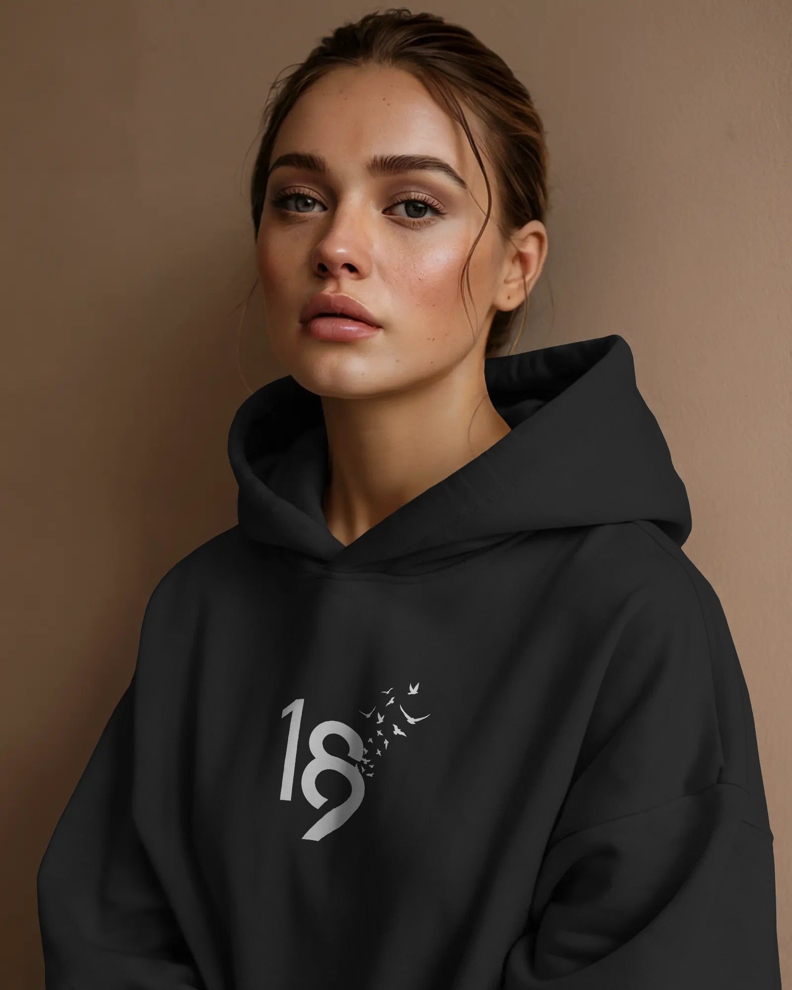Freedom Numbers Hoodie | Minimal 18 / 19 dey mah Design